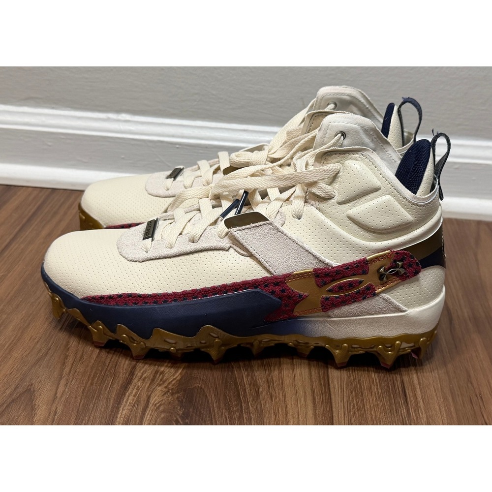 Under Armour Bryce Harper 10 Pro TPU USA Baseball Cleats (6000704-279) Sz 10